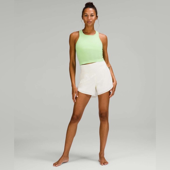 lululemon athletica Neon Green Ribbed Racerback Tank - Picture 4 of 9